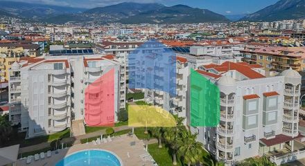 Просторная квартира 2+1 рядом с морем в Оба