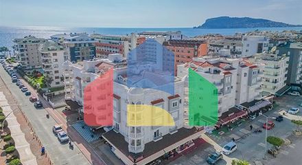 Просторная квартира 2+1 рядом с морем в Оба