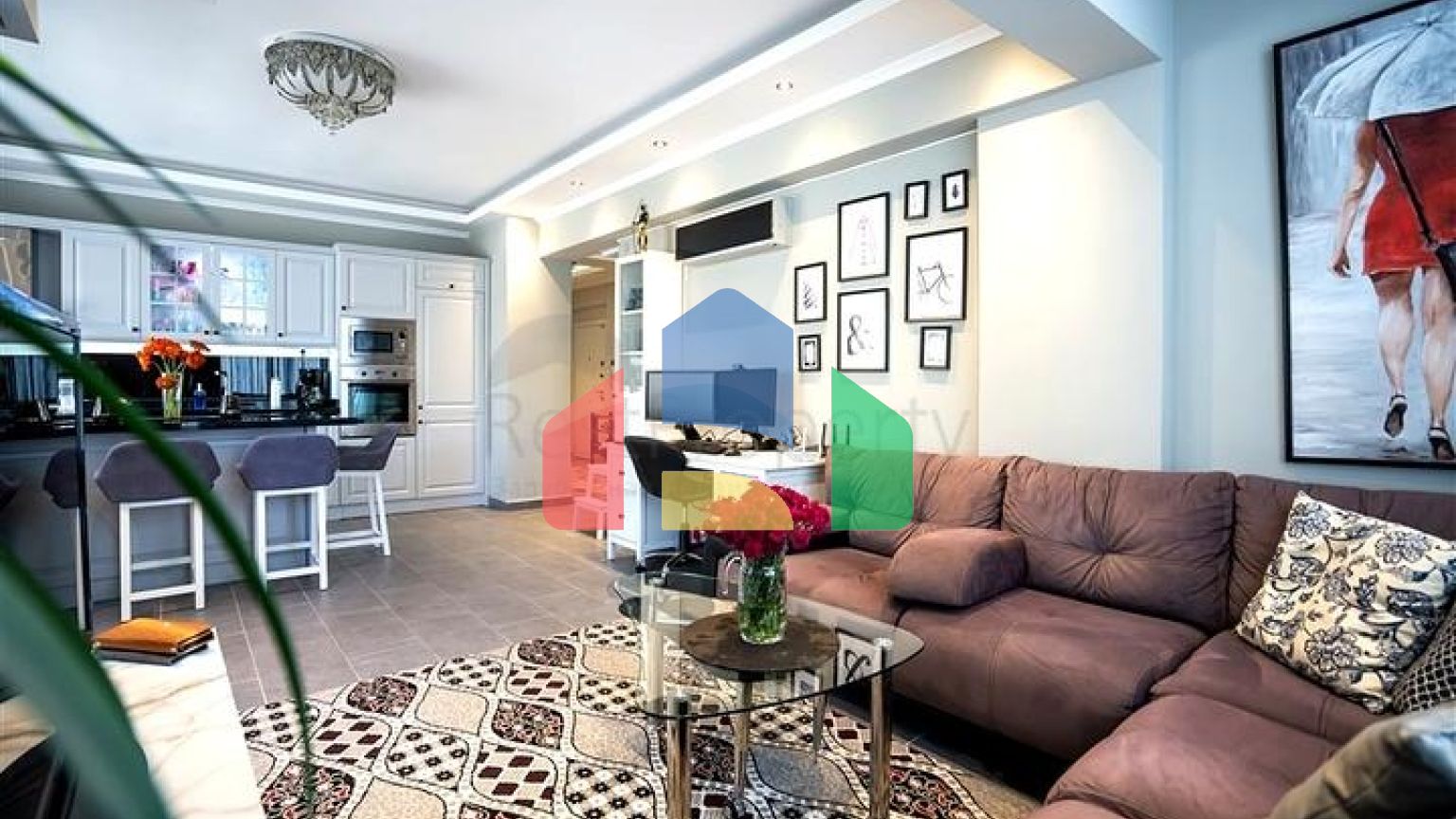 Комфортная 3+1 квартира с развитой инфраструктурой в районе Оба