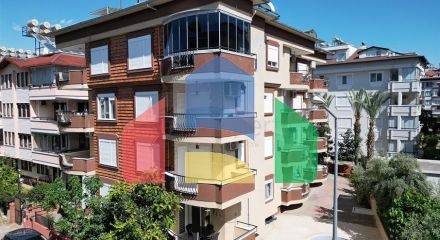 Трёхкомнатная квартира 2+1 в районе Оба рядом с городской инфраструктурой