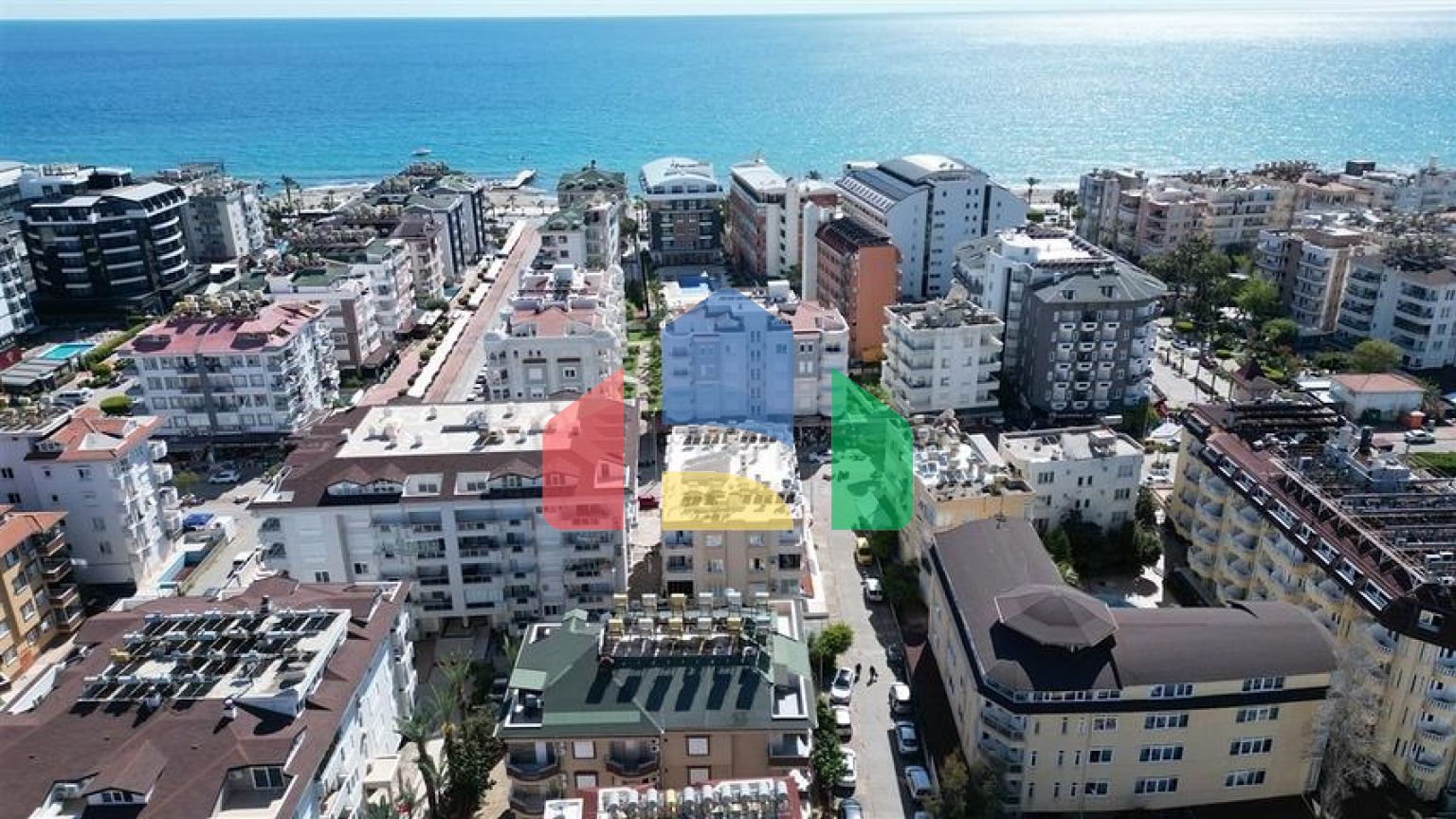 Трёхкомнатная квартира 2+1 в районе Оба рядом с городской инфраструктурой