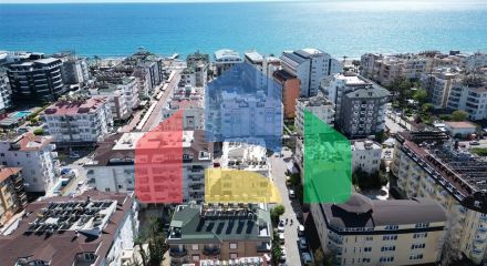 Трёхкомнатная квартира 2+1 в районе Оба рядом с городской инфраструктурой