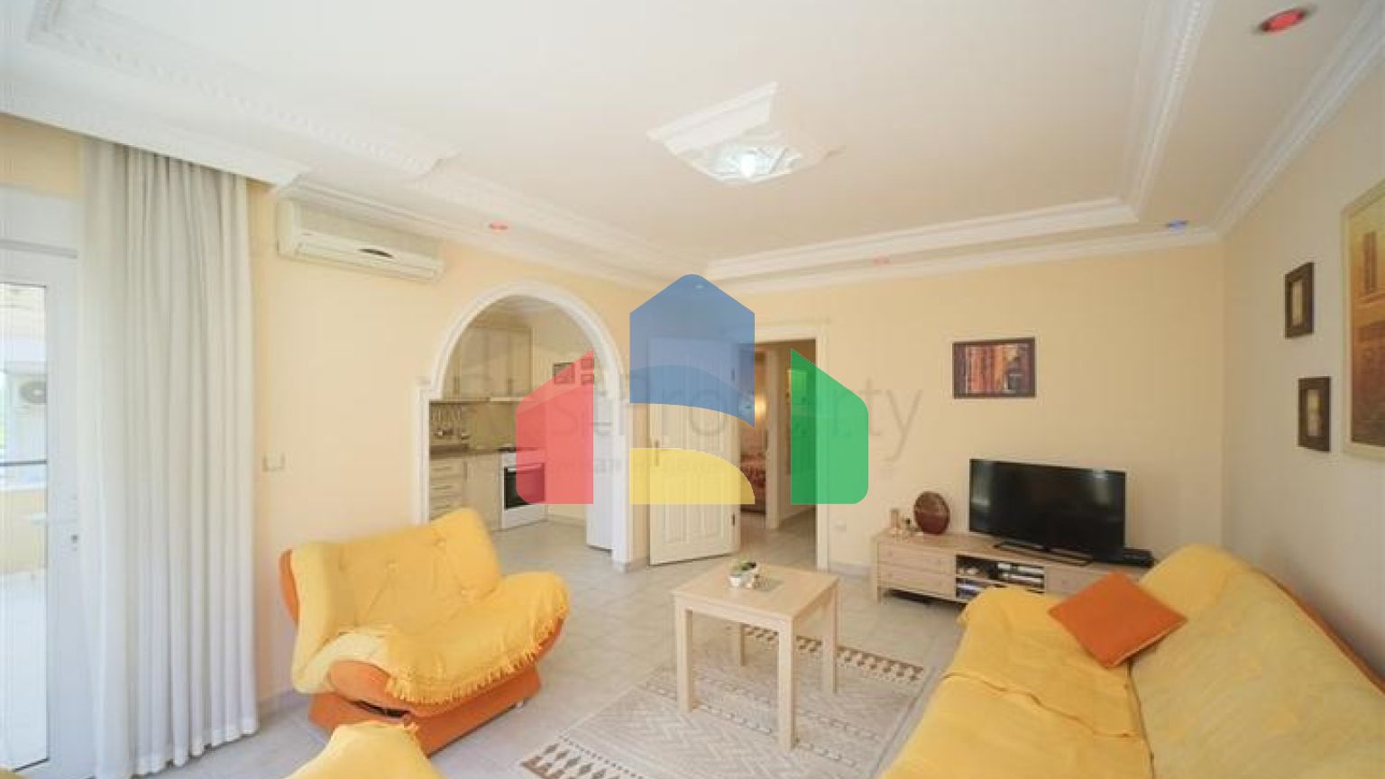 Трёхкомнатная квартира 2+1 в районе Оба рядом с городской инфраструктурой