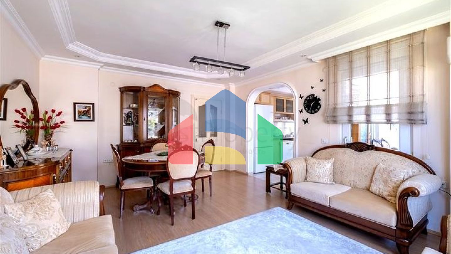 Просторная квартира 2+1 в районе Оба