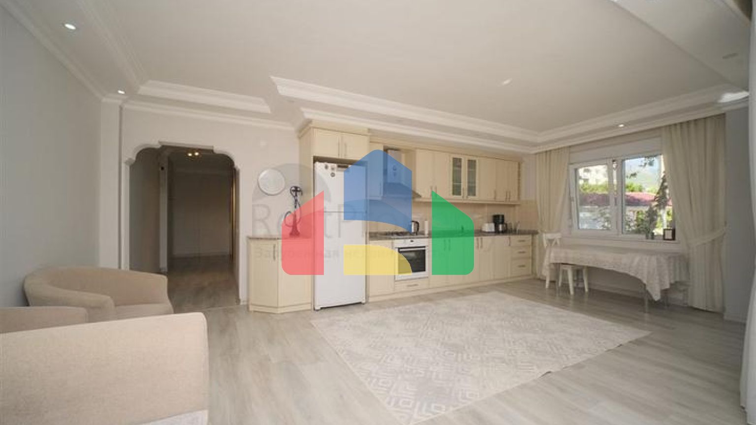 Просторная квартира 2+1 рядом с пляжем в районе Оба