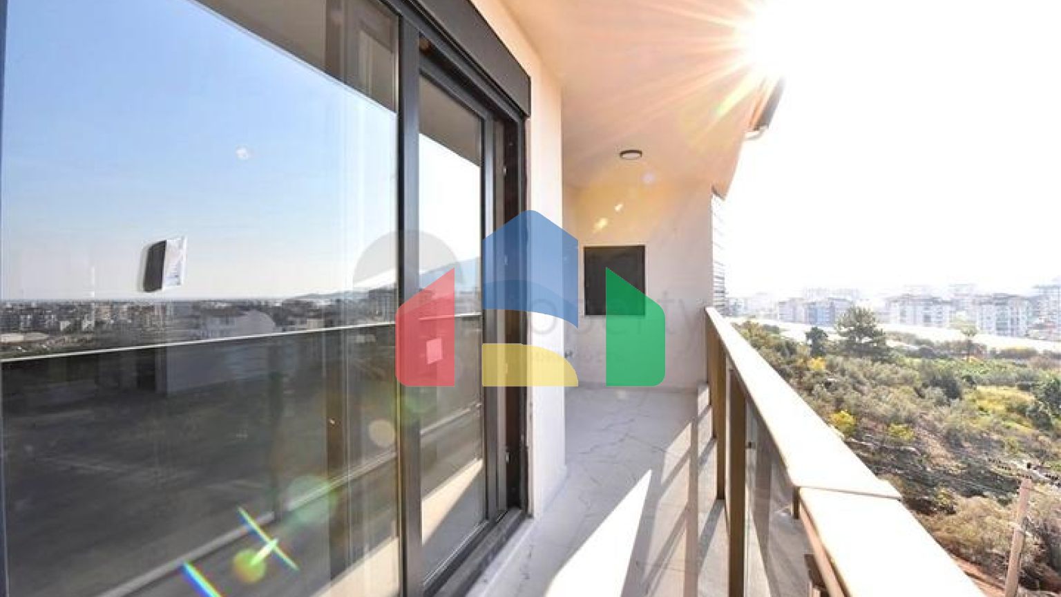 Пентхаус 2 + 1 з видом на гори в Газіпаші