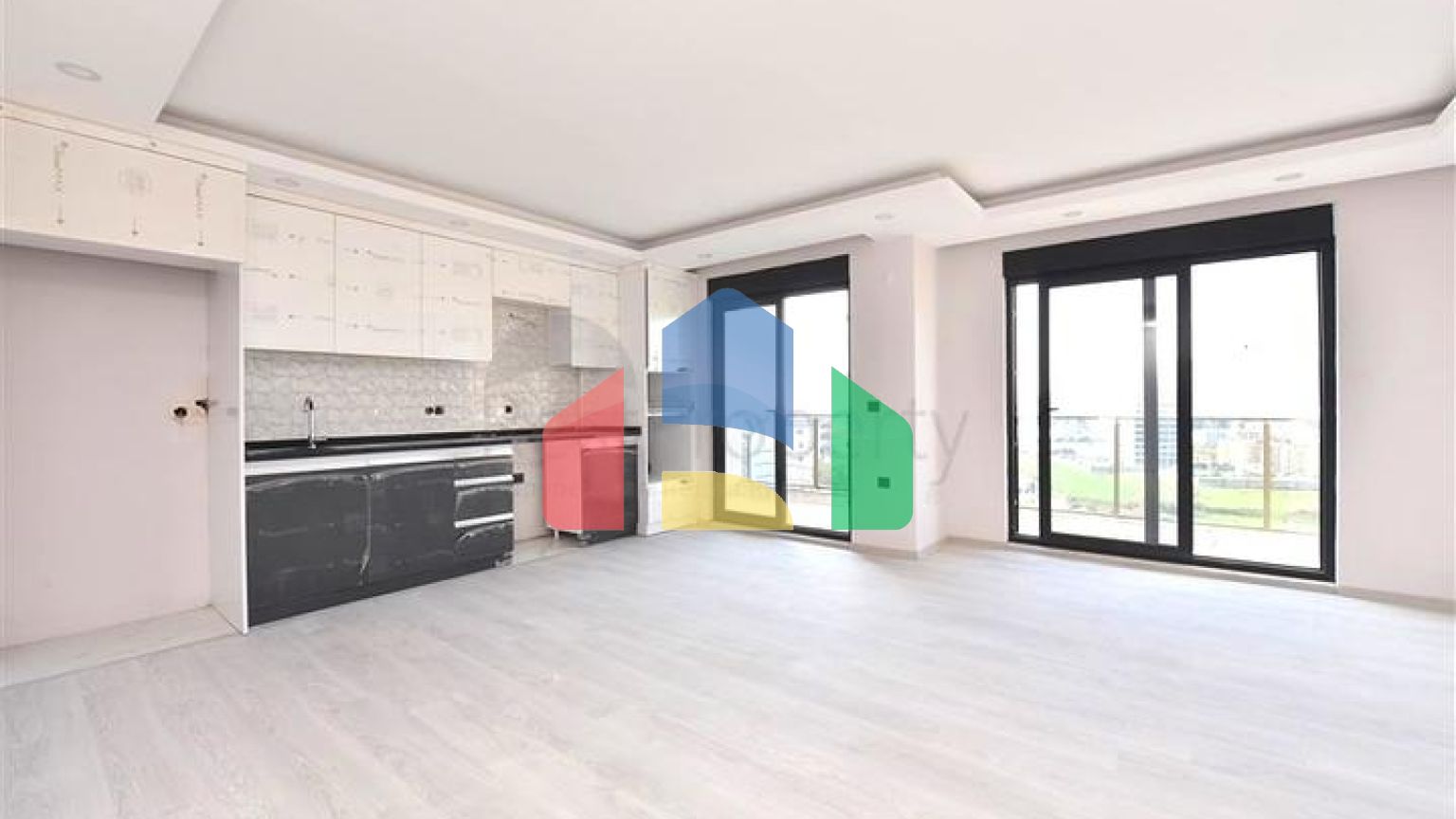 Пентхаус 2 + 1 з видом на гори в Газіпаші