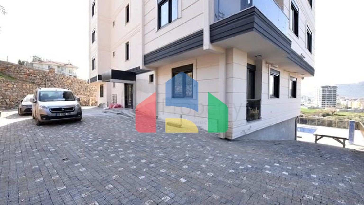 Пентхаус 2 + 1 з видом на гори в Газіпаші