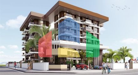 A new complex under construction in a promising area of Gazipasa