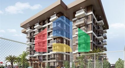 A new complex under construction in a promising area of Gazipasa