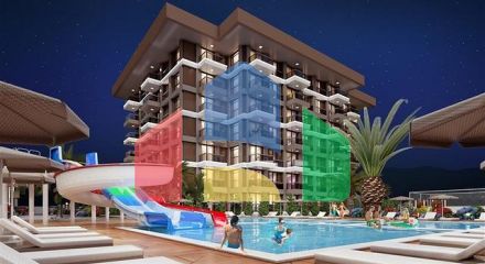A new complex under construction in a promising area of Gazipasa
