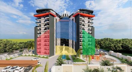 A new project with a hotel-type infrastructure in Gazipasa