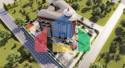 A new project with a hotel-type infrastructure in Gazipasa