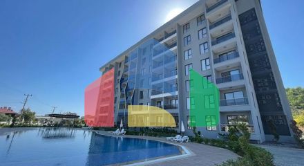 Мебльована трикімнатна квартира в новому будинку в районі Газіпаша