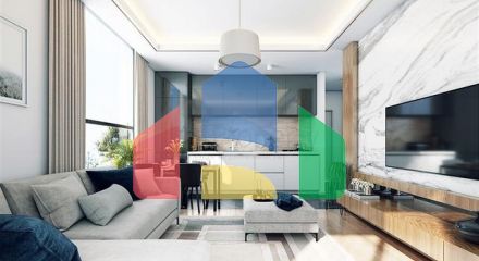 Уютная двухкомнатная квартира в Газипаша