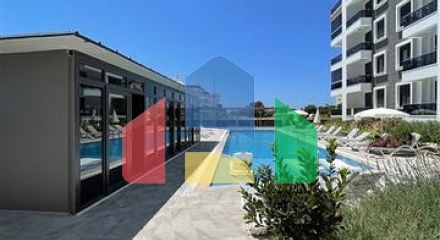 Квартира 1+1 в новом комплексе в Газипаша в 600 м от моря