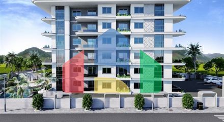 Квартири з технікою в новому проекті в центрі Газіпаші