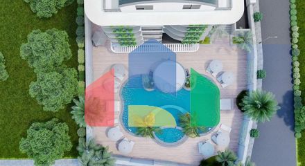 Квартири з технікою в новому проекті в центрі Газіпаші
