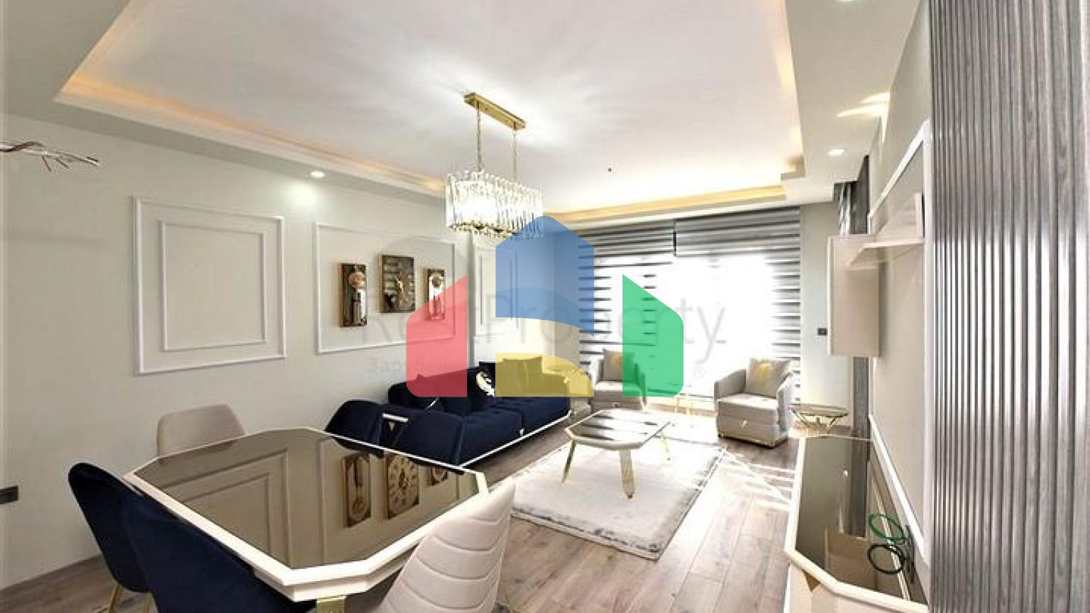 Апартаменты 3+1 с отдельной кухней в Газипаше