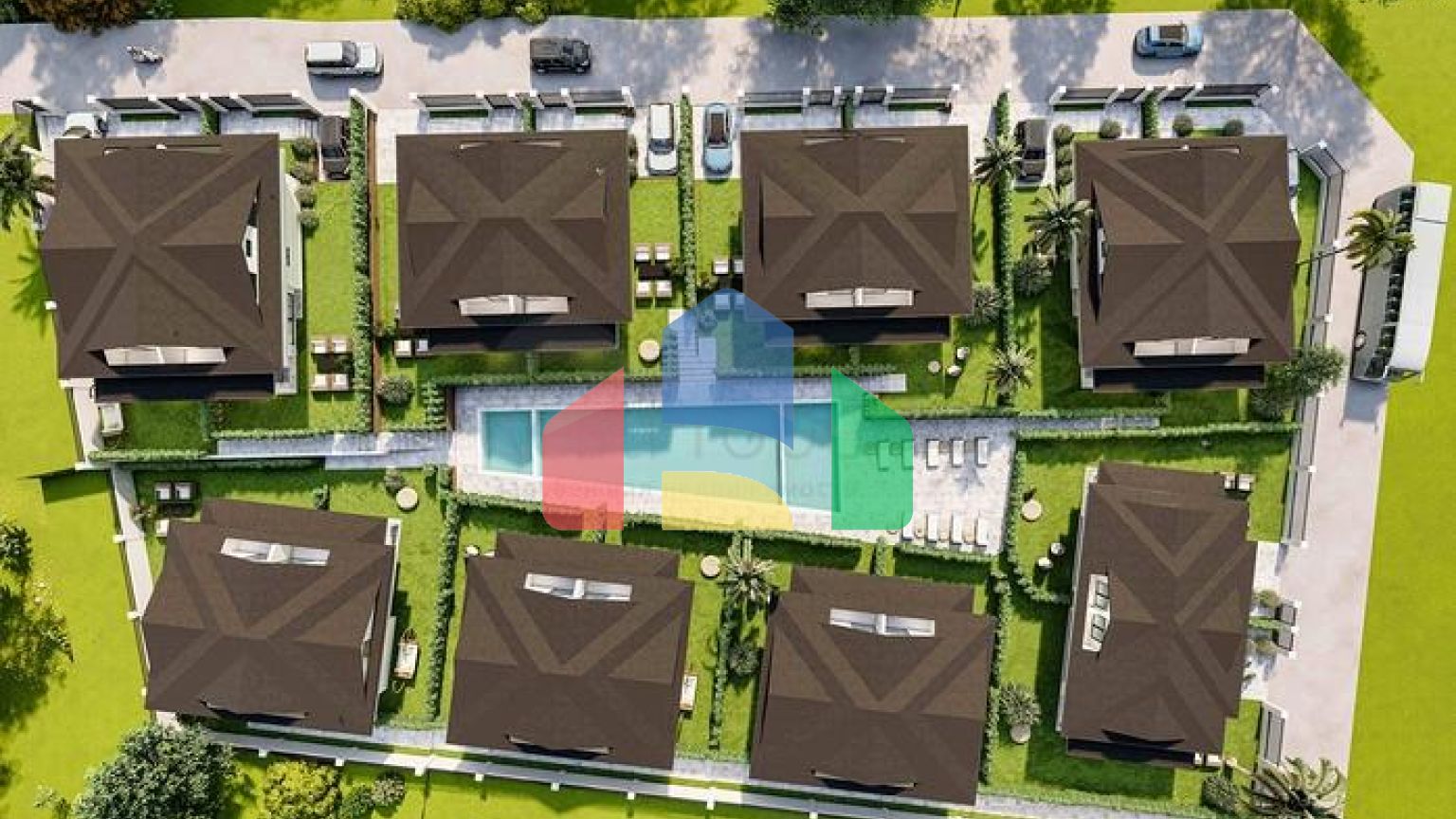 Вілли планування 2 + 1 і 3+1 в районі Кемер-Анталія