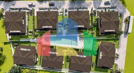 Вілли планування 2 + 1 і 3+1 в районі Кемер-Анталія