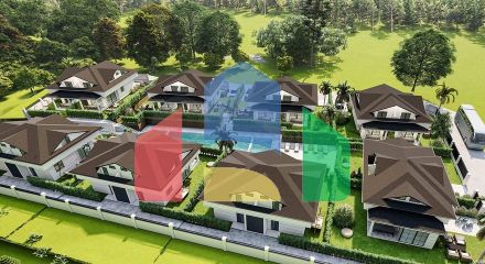 Вілли планування 2 + 1 і 3+1 в районі Кемер-Анталія