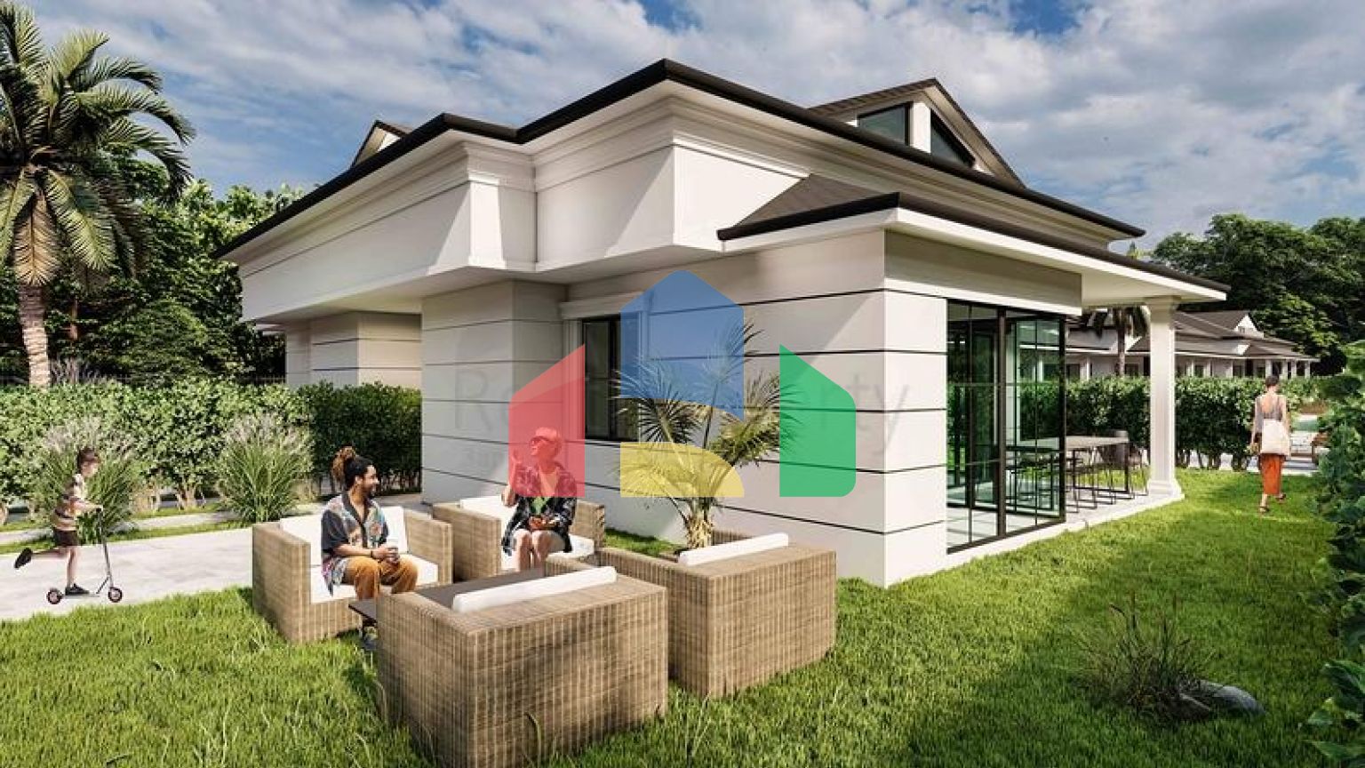 Вілли планування 2 + 1 і 3+1 в районі Кемер-Анталія