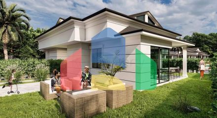 Вілли планування 2 + 1 і 3+1 в районі Кемер-Анталія