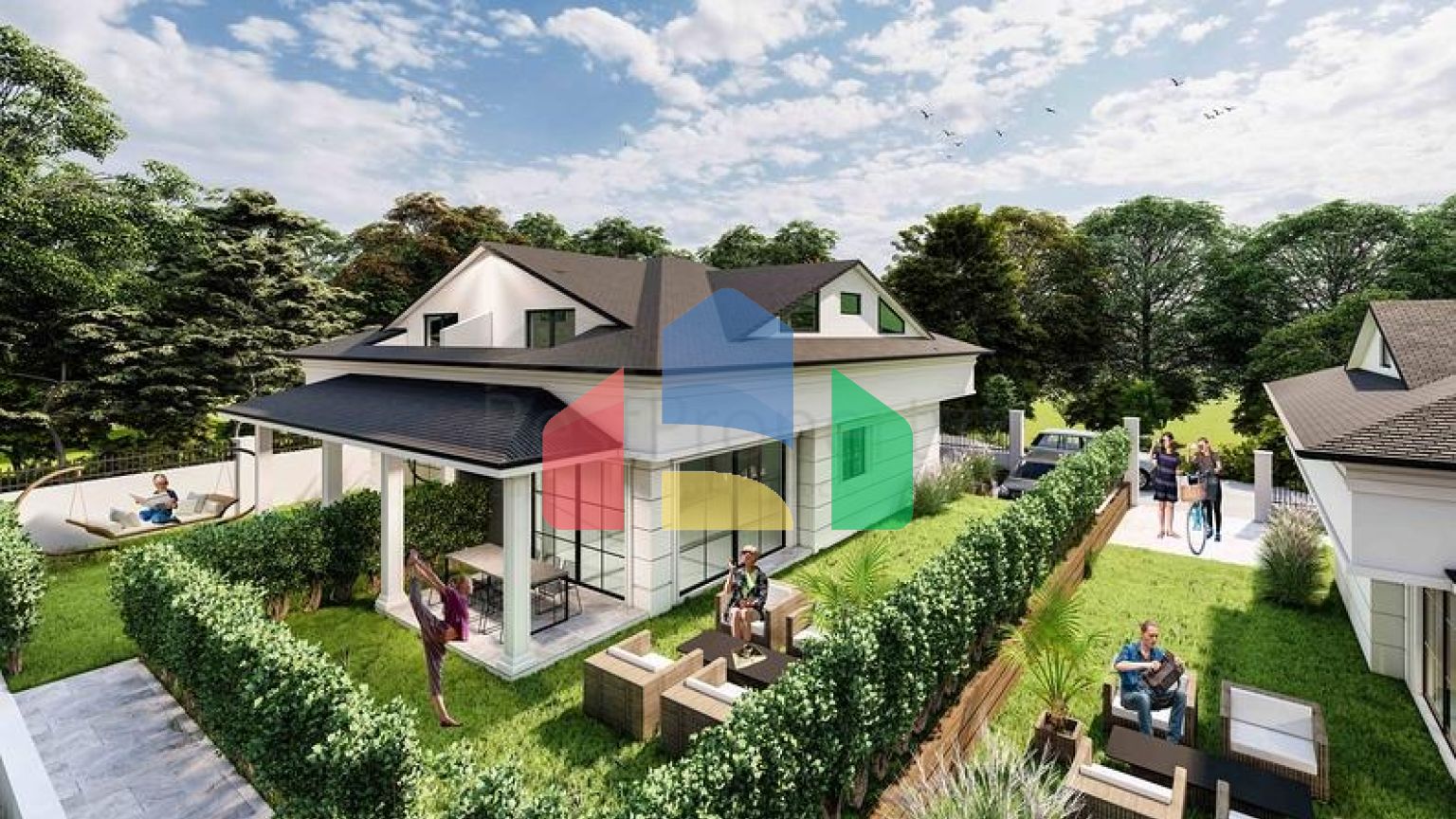 Вілли планування 2 + 1 і 3+1 в районі Кемер-Анталія