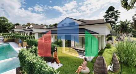 Вілли планування 2 + 1 і 3+1 в районі Кемер-Анталія