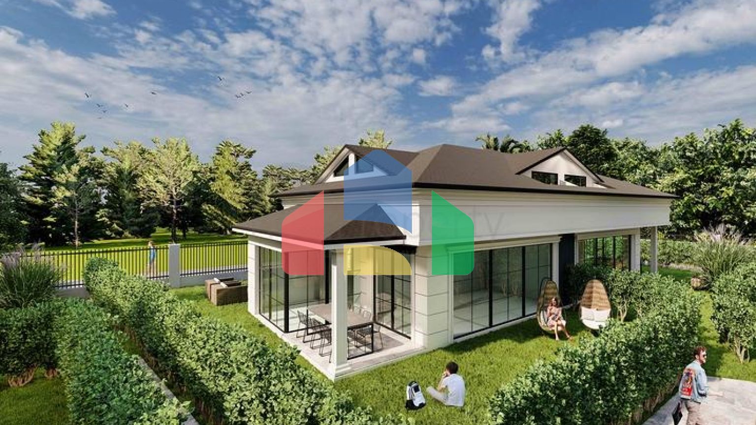 Вілли планування 2 + 1 і 3+1 в районі Кемер-Анталія