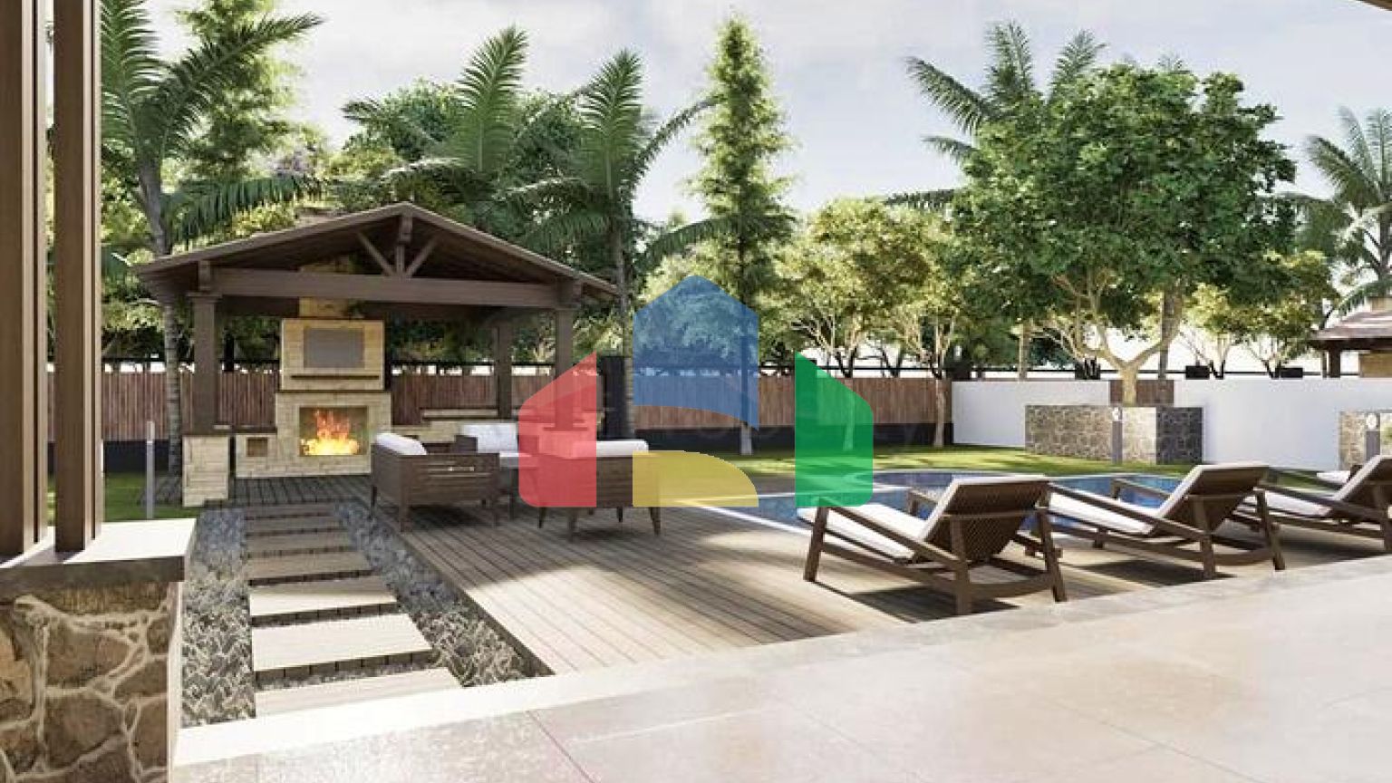 Вілла планування 4 + 1 в районі Кемер - Анталія