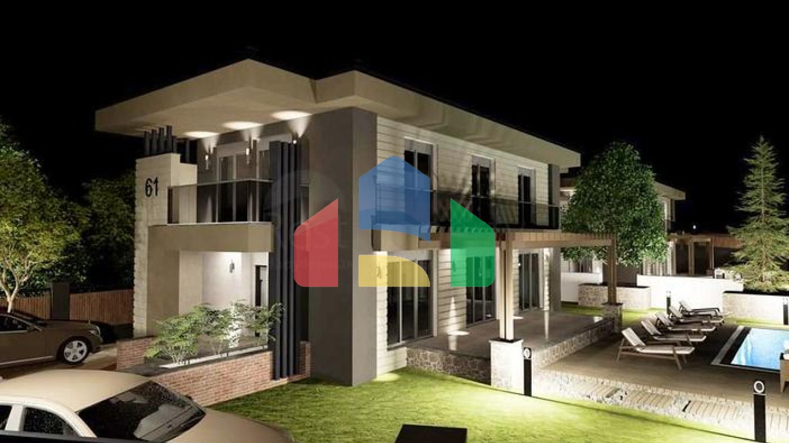 Вілла планування 4 + 1 в районі Кемер - Анталія