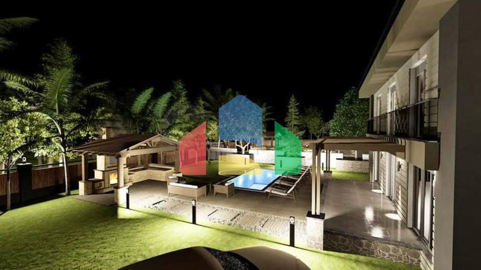 Вілла планування 4 + 1 в районі Кемер - Анталія