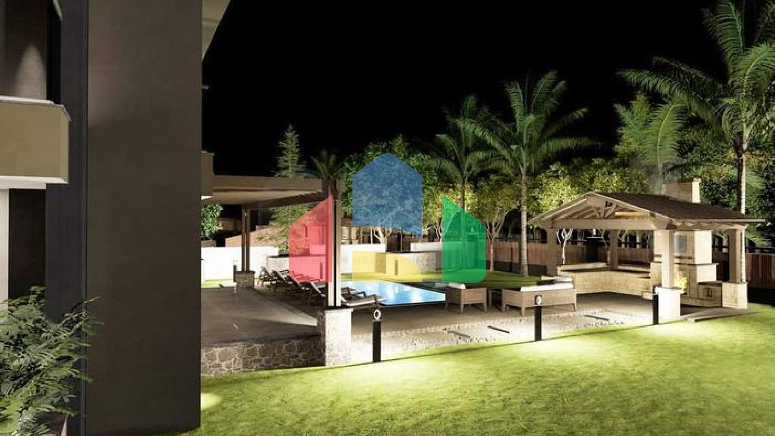 Вілла планування 4 + 1 в районі Кемер - Анталія