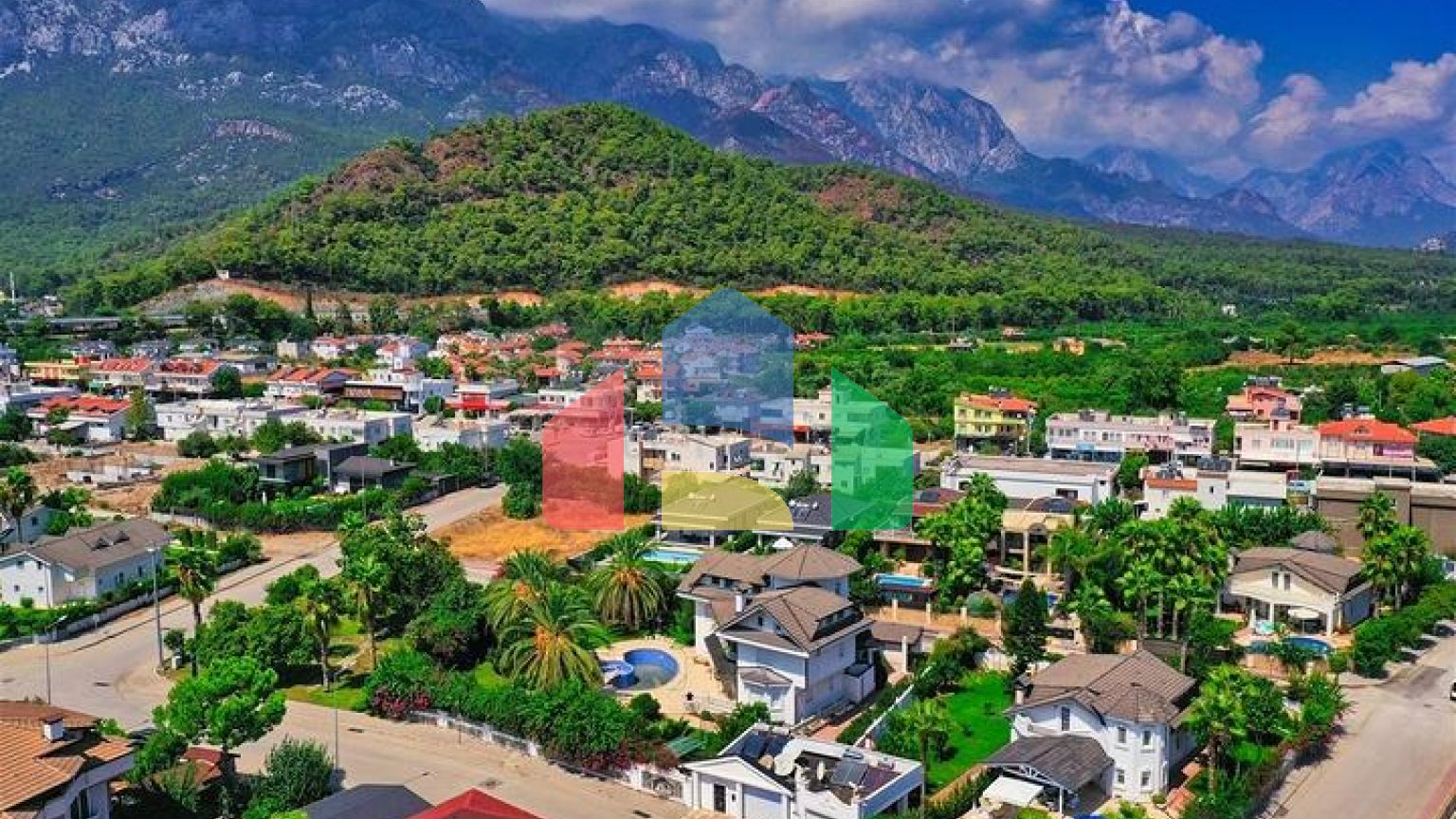 Вілла планування 7 + 1 в районі Кемер - Анталія