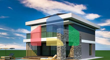 Вілла планування 4 + 1 в районі Кемер - Анталія