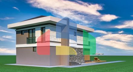 Вілла планування 4 + 1 в районі Кемер - Анталія