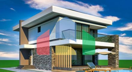 Вілла планування 4 + 1 в районі Кемер - Анталія