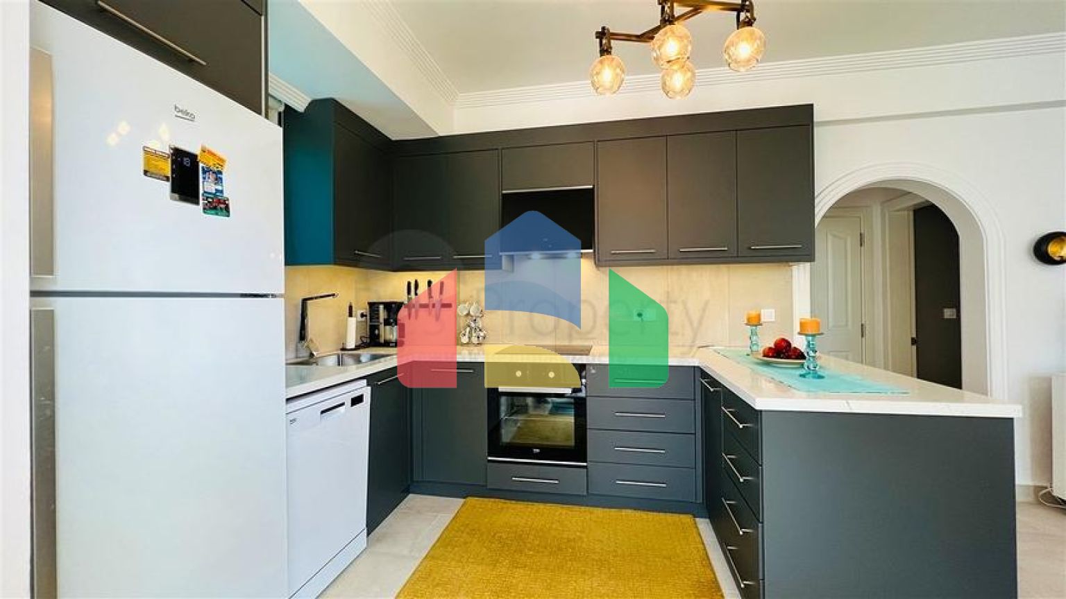 Квартира планировки 3+1 дуплекс в районе Кемер - Анталия