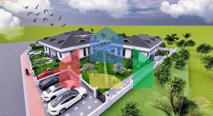 Вілла планування 3 + 1 в районі Кемер - Анталія