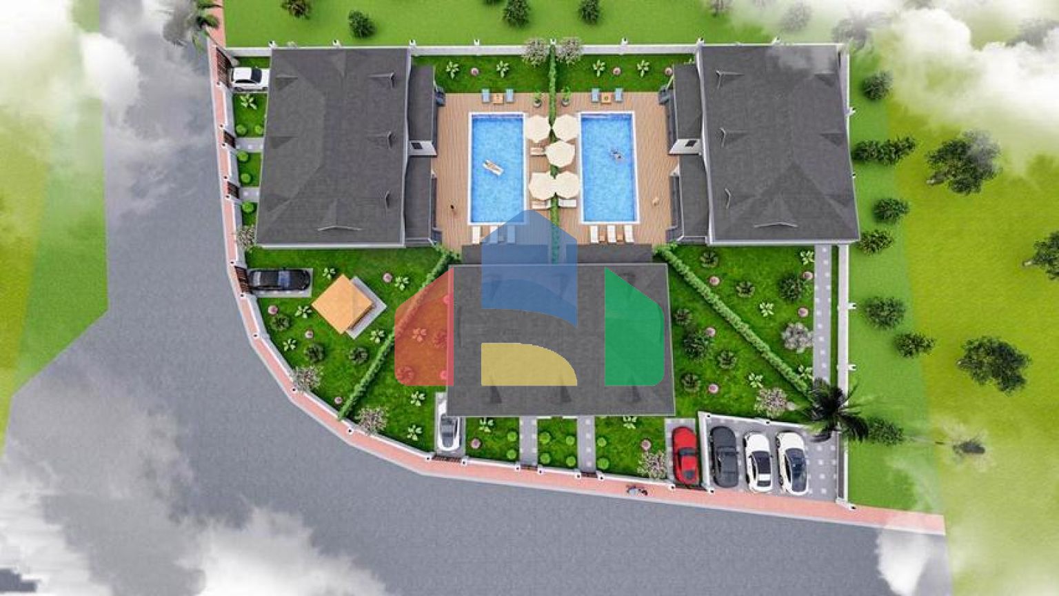 Вілла планування 3 + 1 в районі Кемер - Анталія