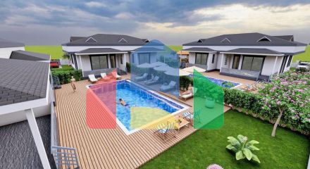 Вілла планування 3 + 1 в районі Кемер - Анталія