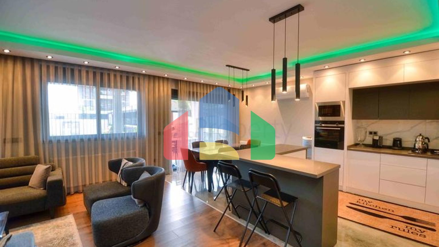 Просторная вилла планировки 4+1 в районе Кемер - Анталия