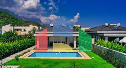 Вилла планировки 6+1 в районе Кемер - Анталия