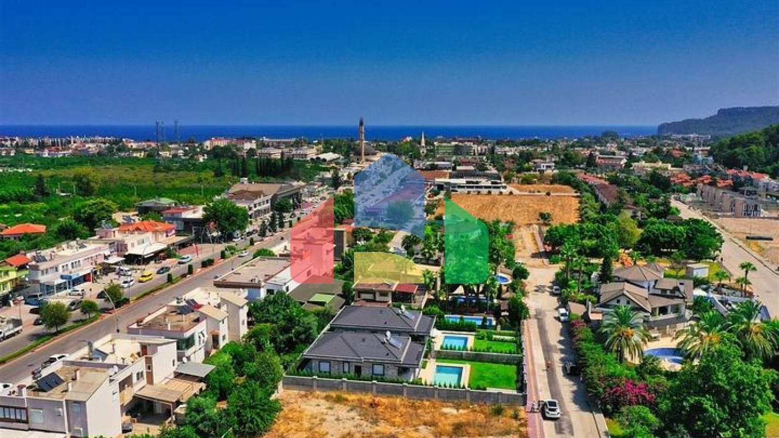 Вилла планировки 6+1 в районе Кемер - Анталия