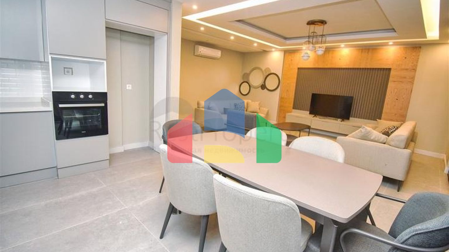 Вилла планировки 4+1 в районе Кемер - Анталия