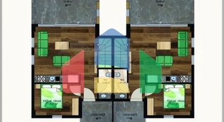 Villas in a 3+1 complex in the Kemer - Antalya area