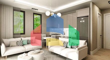 Villas in a 3+1 complex in the Kemer - Antalya area