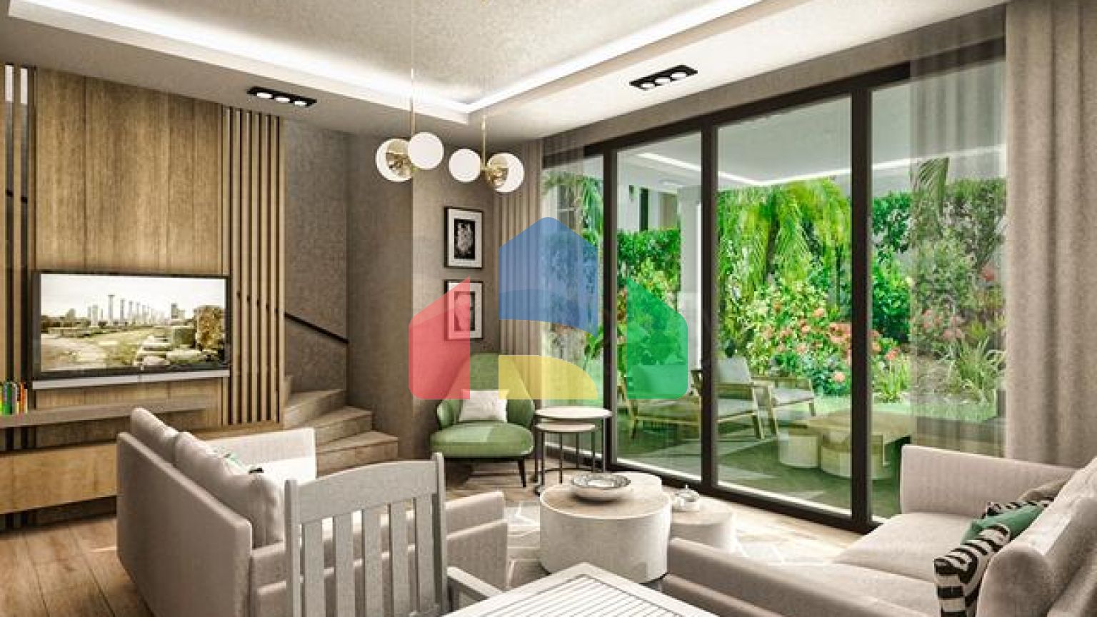 Виллы в комплексе планировки 3+1 в районе Кемер - Анталия